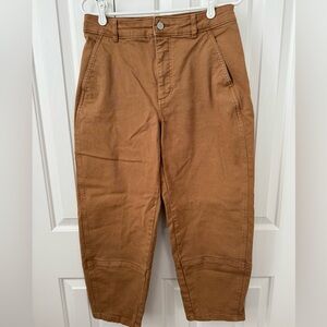 Everlane utility barrel pant size 10 toasted coconut